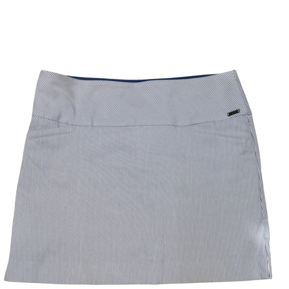 Athletic Tennis Golf S.C. & CO.‎ Women's Blue White Stripe Performance Skort XL